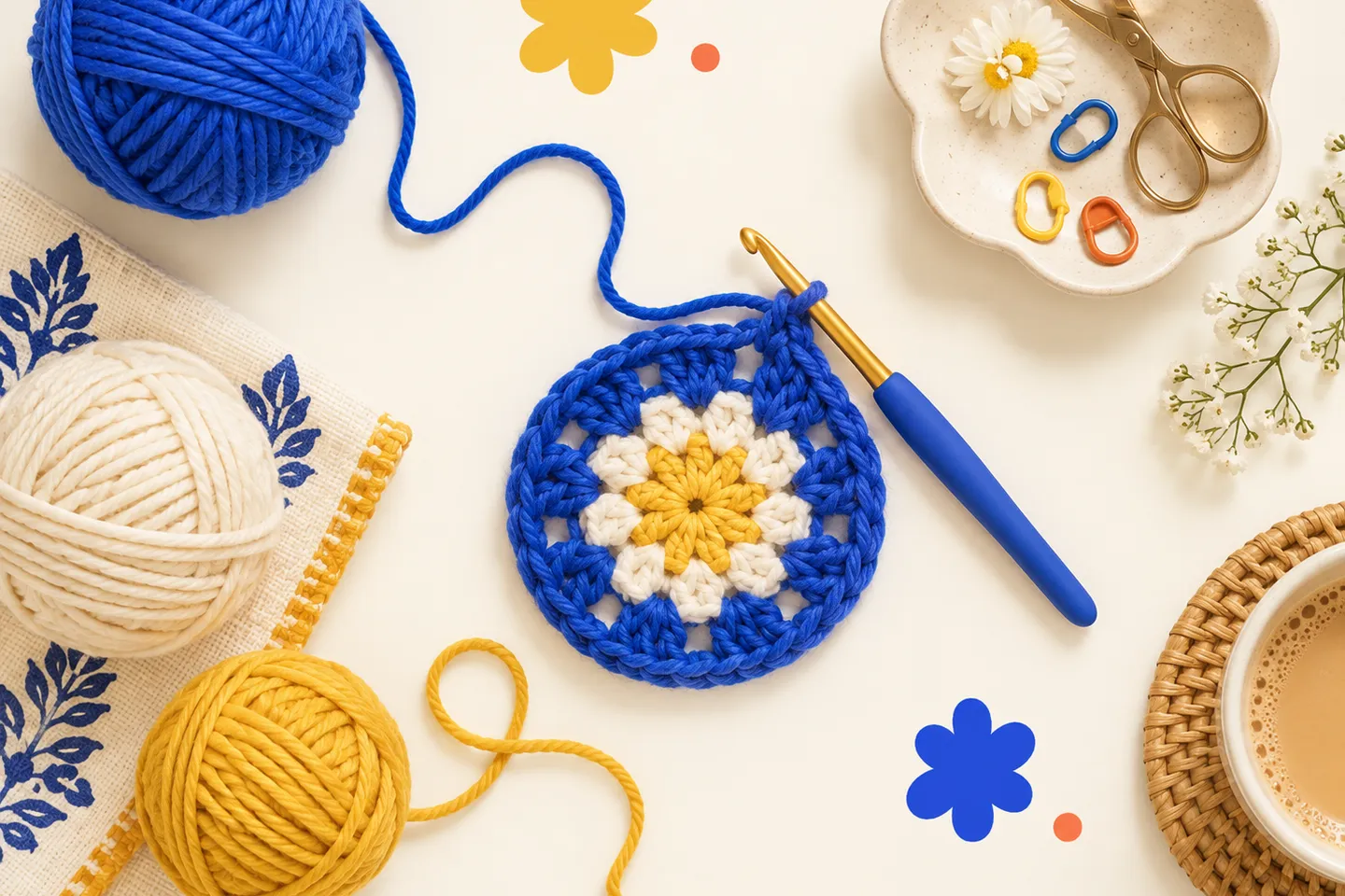 AI-generated inspiration for One stitch at a time