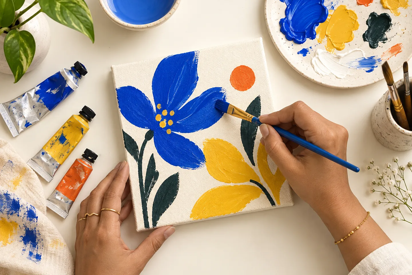 AI-generated inspiration for Colour outside the lines